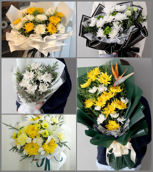 贵州毕节市七星关区水箐镇干沟村白事花束代送